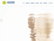 Tablet Screenshot of lagoontechnologies.com